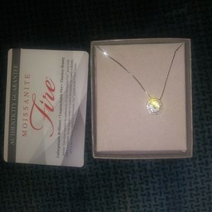 Charles Winston MOISSANITE FIRE PENDANT